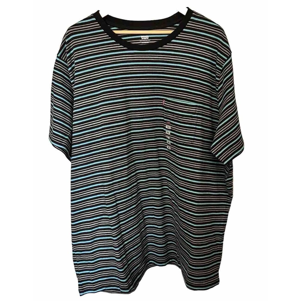 Levis Men's Original Housemark Tee XXXL Blue Black and White 6 shirts available